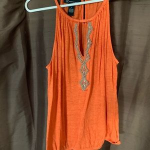 INC linen camisole top